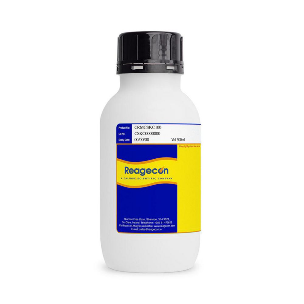 Conductivity Standard 100 µS/cm at 25°C ISO 17034 Certified Reference Material 500ml