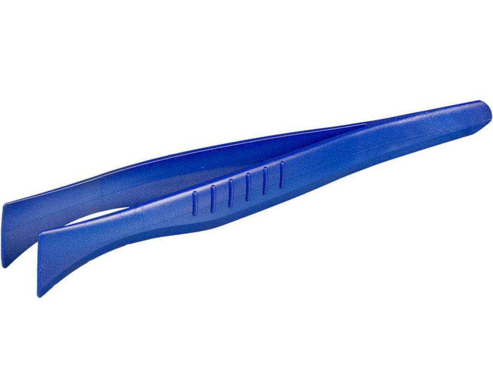 Disposable forceps 130 mm, PS broad tip, detectable, sterile, pack of 100