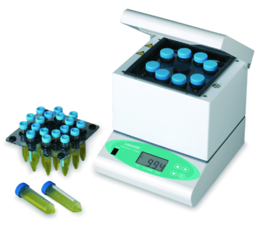 Shaking incubator VorTemp 1550 for micro tubes and -plates, 230 V, incl. EU & UK power cords