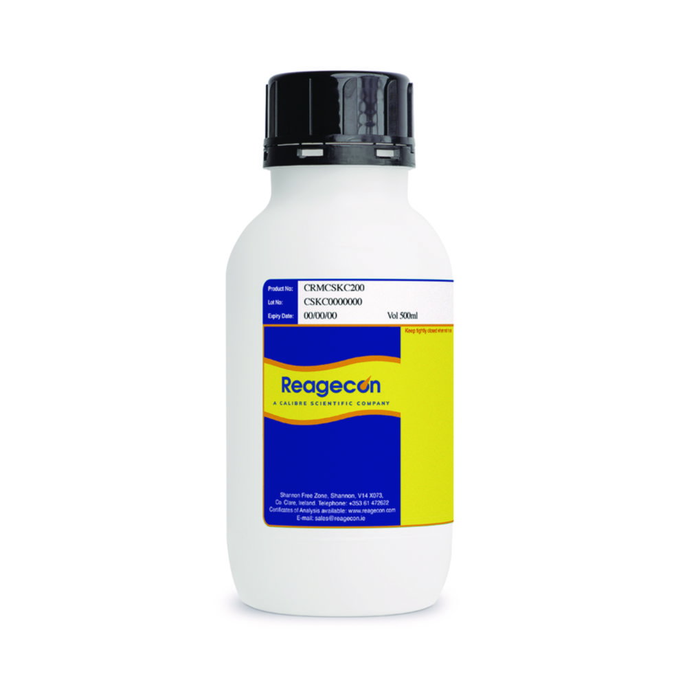 Conductivity Standard 500 µS/cm at 25°C ISO 17034 Certified Reference Material 500ml