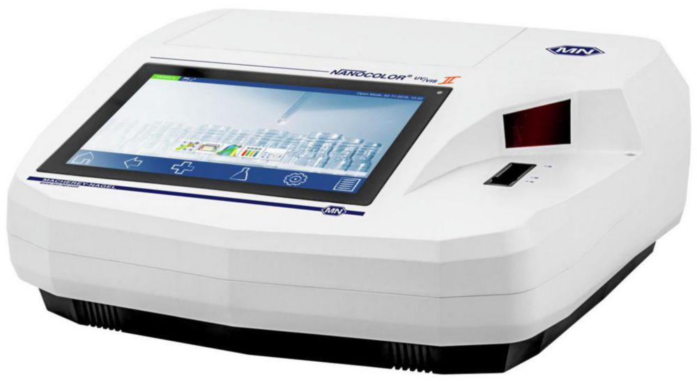 NANOCOLOR® UV / VIS Spectrophotometers II without Wi-Fi, incl. manual, dust cover, power cord, USB cable, UBS stick, calibration-