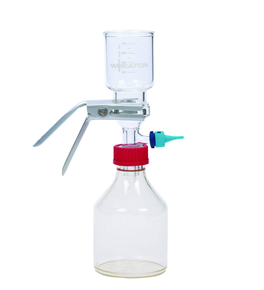 WHEATON-Vacuum Filtration 47mm Assembly with stainless steel support and 1 Liter Reservoir
