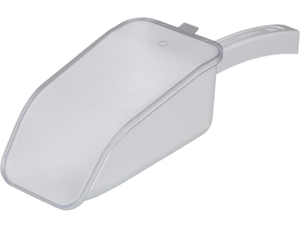 SteriPlast sample scoop 500 ml with lid, PS, white, sterile, pack of 10