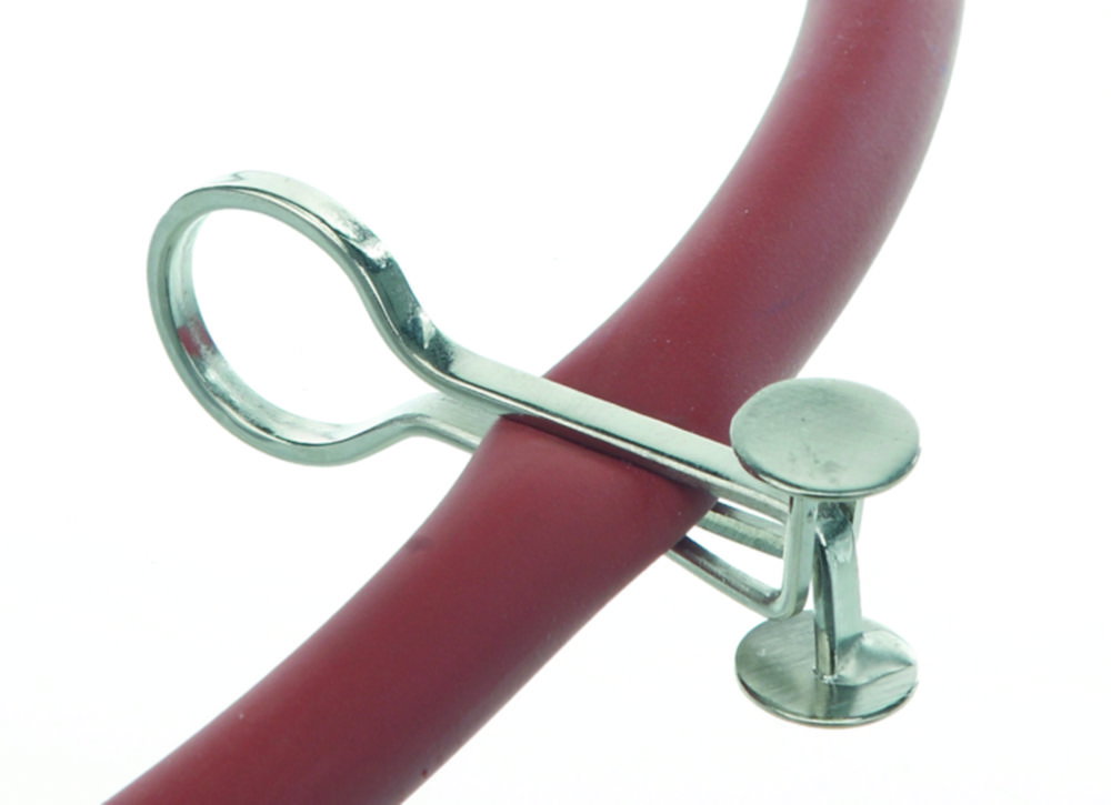 Pinch cock 70mm, type Mohr nickel-plated brass