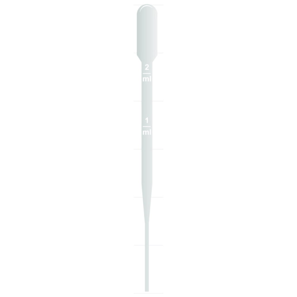 Transfer Pipets 4.8 ml, sterile graduation 2 ml, bags of 20 pcs, pack of 500
