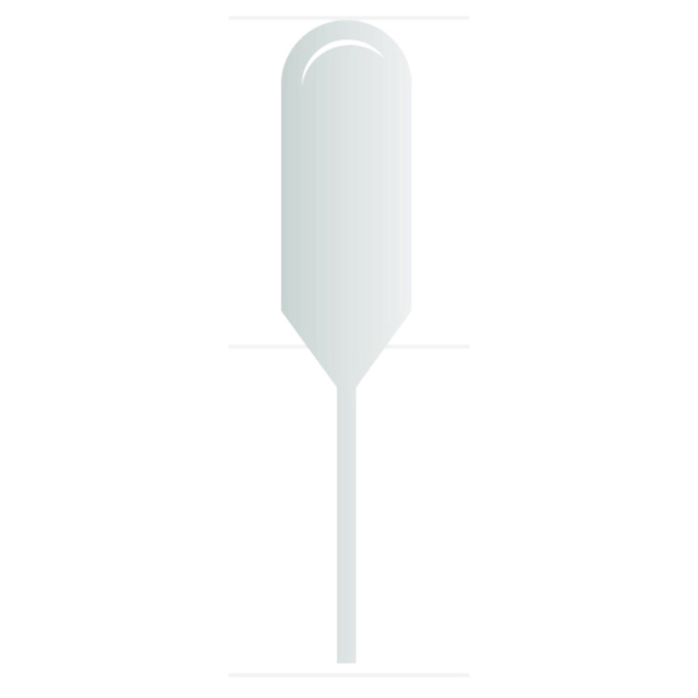 Transfer Pipets 1.3 ml, non-sterile fine tip, small bulb, pack of 500