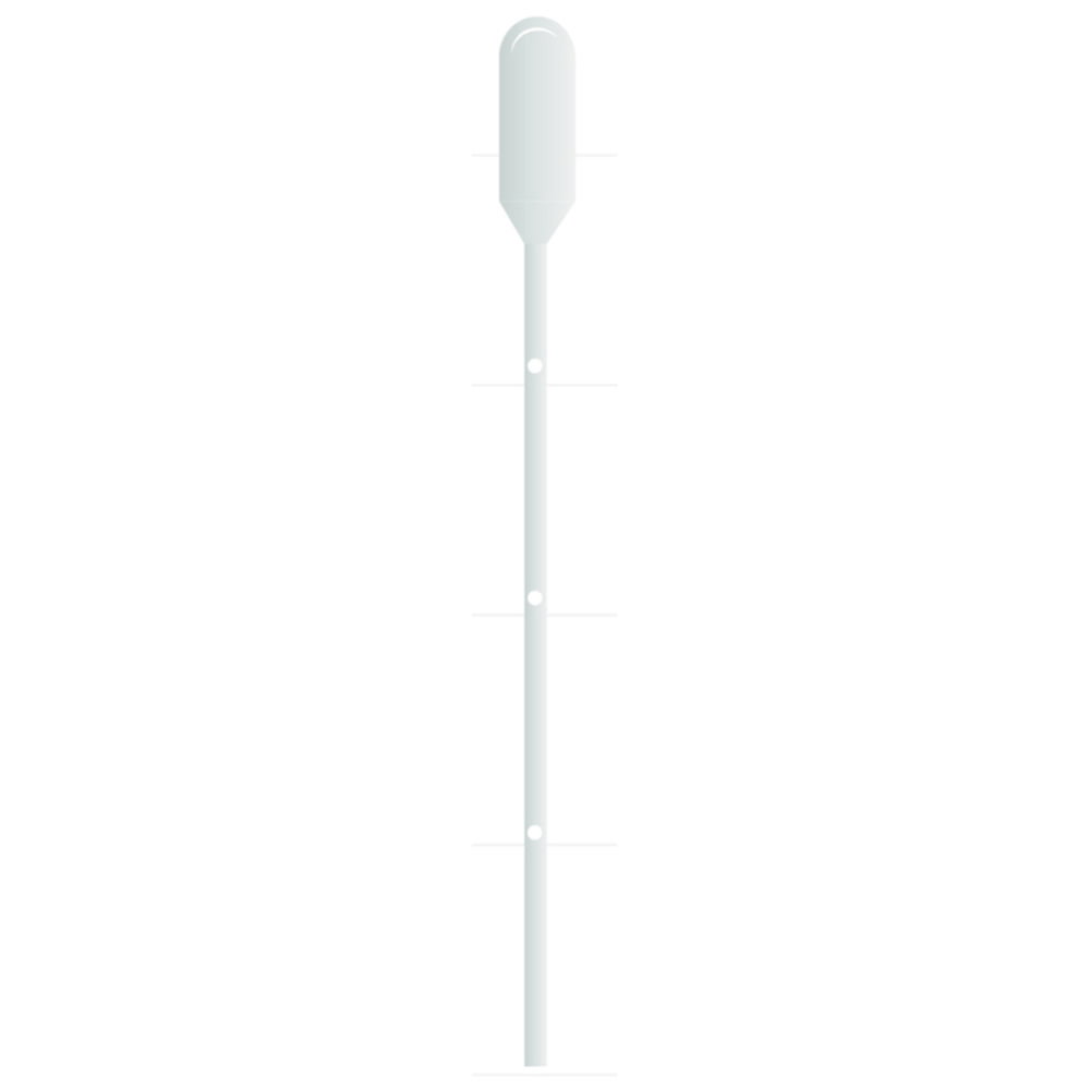Transfer Pipets 1.5 ml, non-sterile graduated to 0.3 ml, no label, pack of 500
