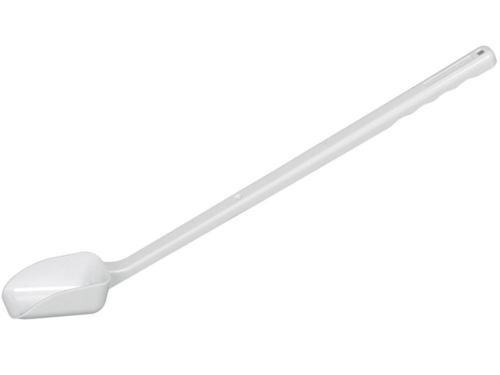 Sample scoop 50 ml, long handle PS,white,sterile pack of 10