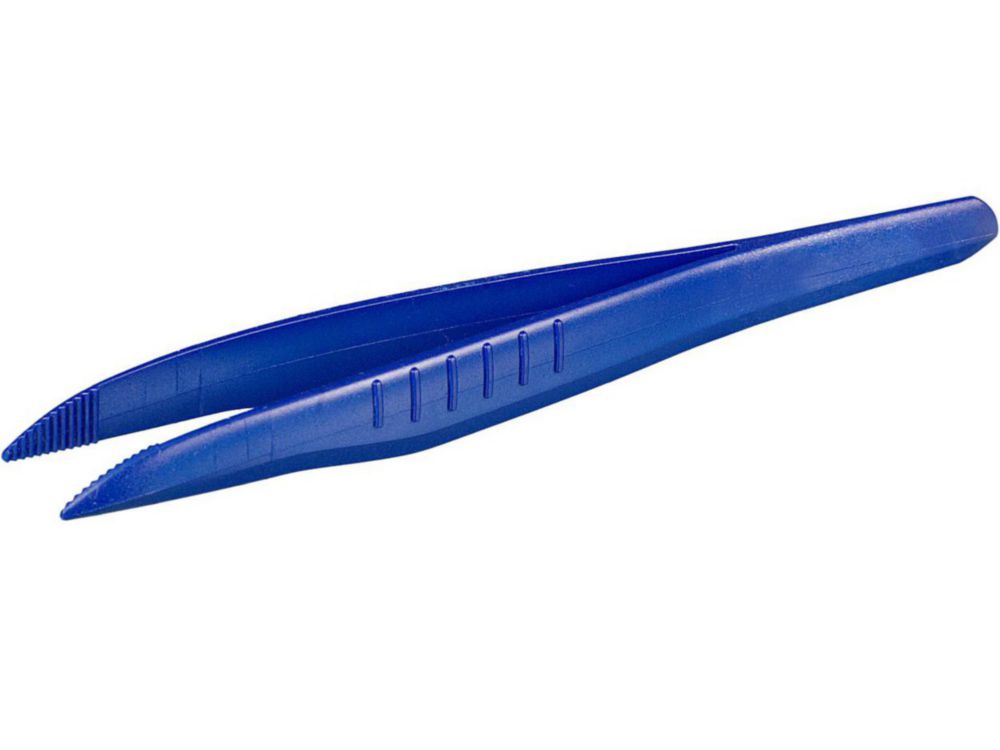 Disposable forceps 130 mm, PS pointed, detectable, sterile, pack of 100