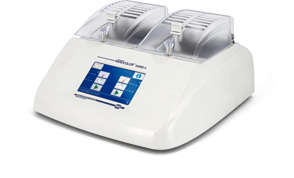 NANOCOLOR® Thermoblock VARIO 4 2 separate controllable heating units, 2x12 holes, incl.mains cable