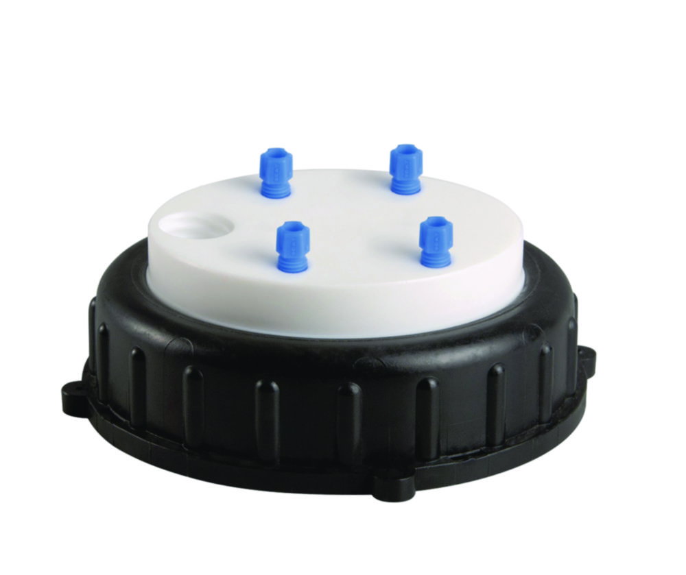 SafetyWasteCap S95 4x 3.2 mm O.D. + connection for exhaust air filter