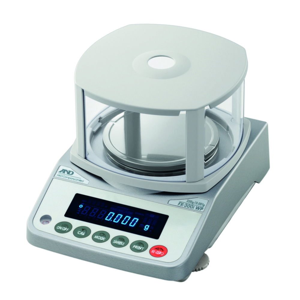 Precision balance FX-300iWP 320 g / 0.001 g, weighing plate 130 mm Ø