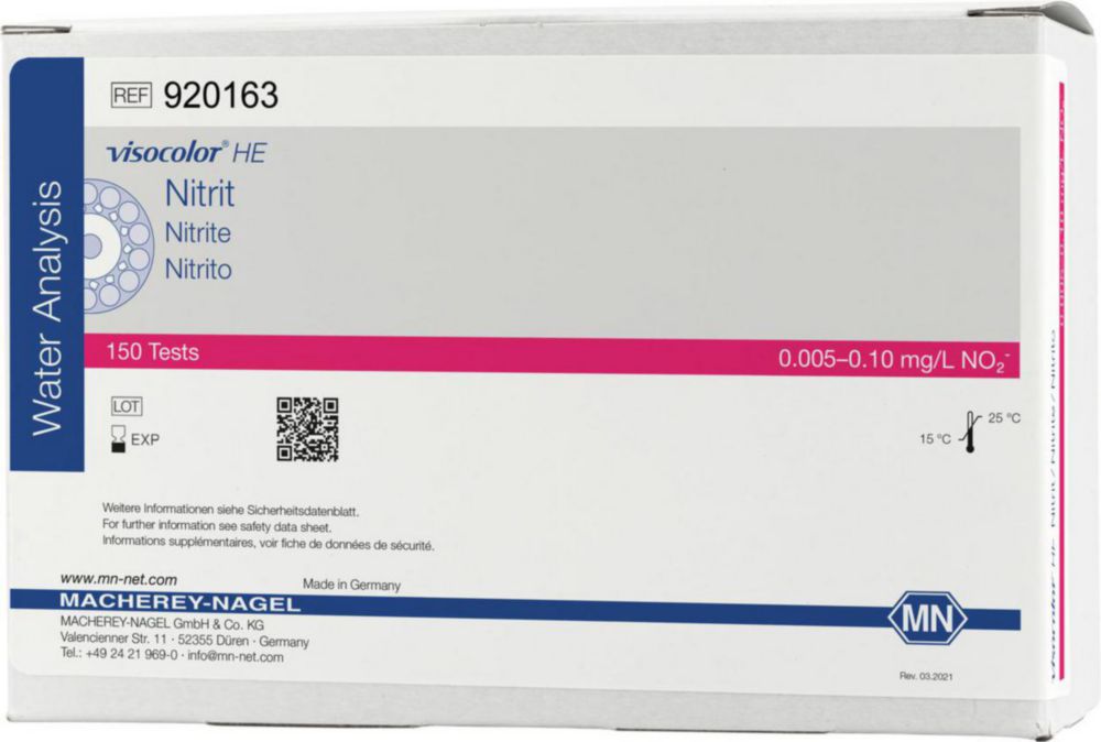 VISOCOLOR® HE reagent kit nitrite 0,005 - 0,1 mg/l