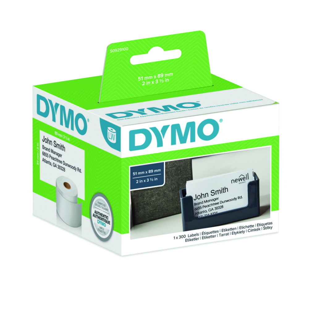DYMO® Original label for LabelWriter white, non-adhesive, 1 x 300 Labels, 51mm x 89mm