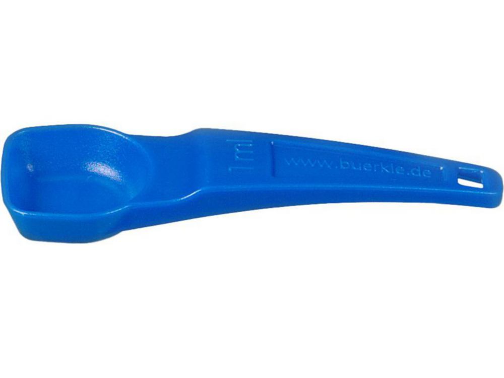 Measuring spoon 1.0 ml, PS, blue, sterile pack of 100