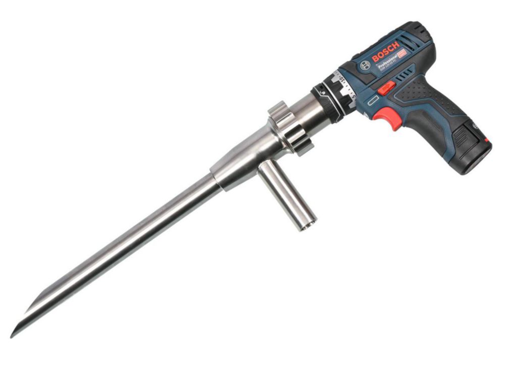 PowderProof® for granulates from 2 to 4 mm complete with lance and sprial, lance horizontal, lenght 30cm