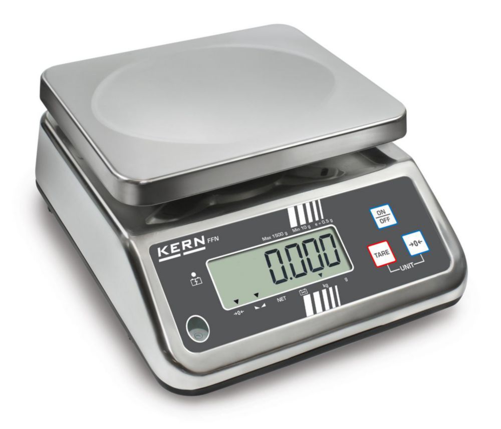 Bench scale FFN 25K10IPM 25 Kg / 10 g, weighing plate 230x190mm