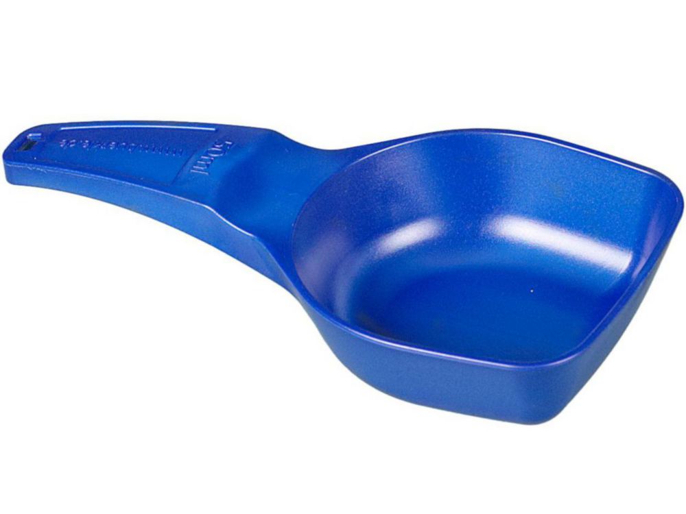 Measuring spoon 1.0 ml, PS, blue detectable sterile, pack of 100