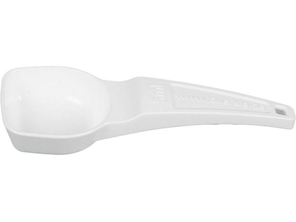 Dosage spoon 5.0 ml, PS, white, sterile pack of 100