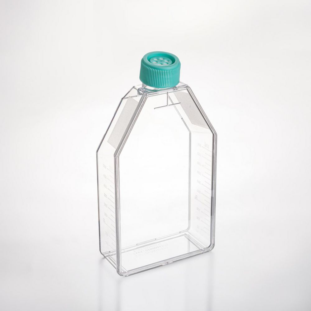 Tissue Culture Flasks 600 ml, PS 182,0cm², treated, sterile, with cap, pack of 40