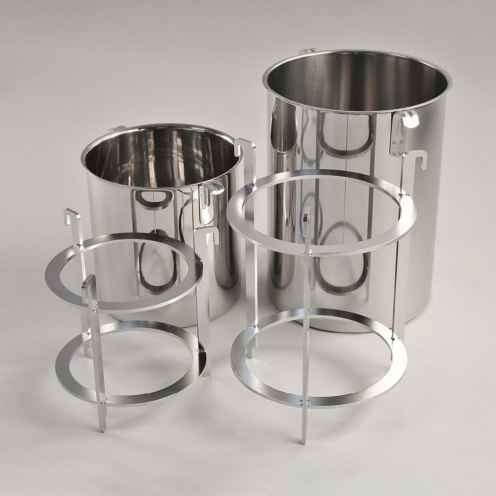Homogenizing vessel GS 100-3.C.B. working capacity 3000 ml, V2A-Stainless Steel with cover and removable baffles part