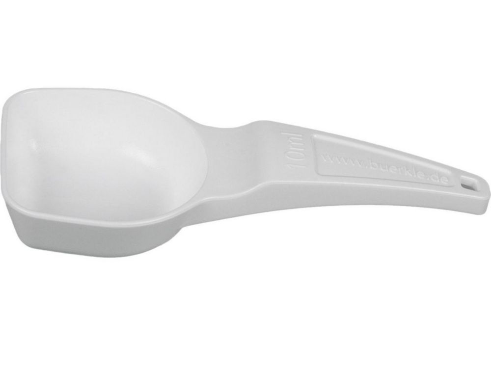 Dosage spoon 10 ml, PS, white, sterile pack of 100