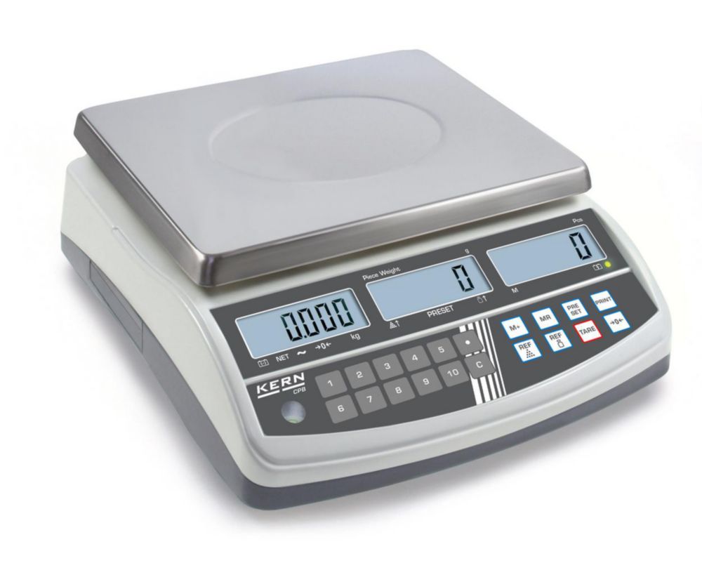 Counting balance CPB 6K1DM 3/6 kg / 1/2 g,calibratable, weighing plate 295x225 mm