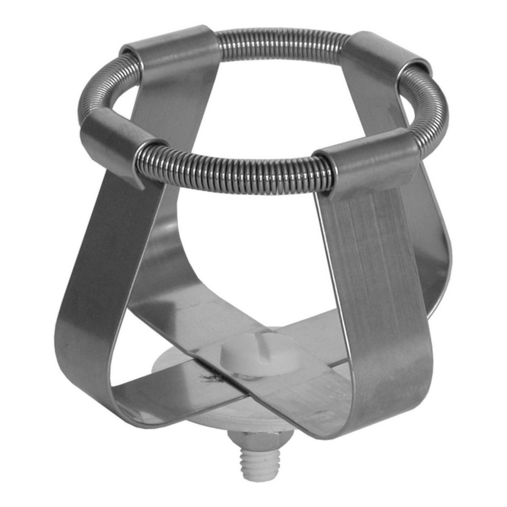 Clamp, stainless steel EK 25 for flasks cap. 25 ml