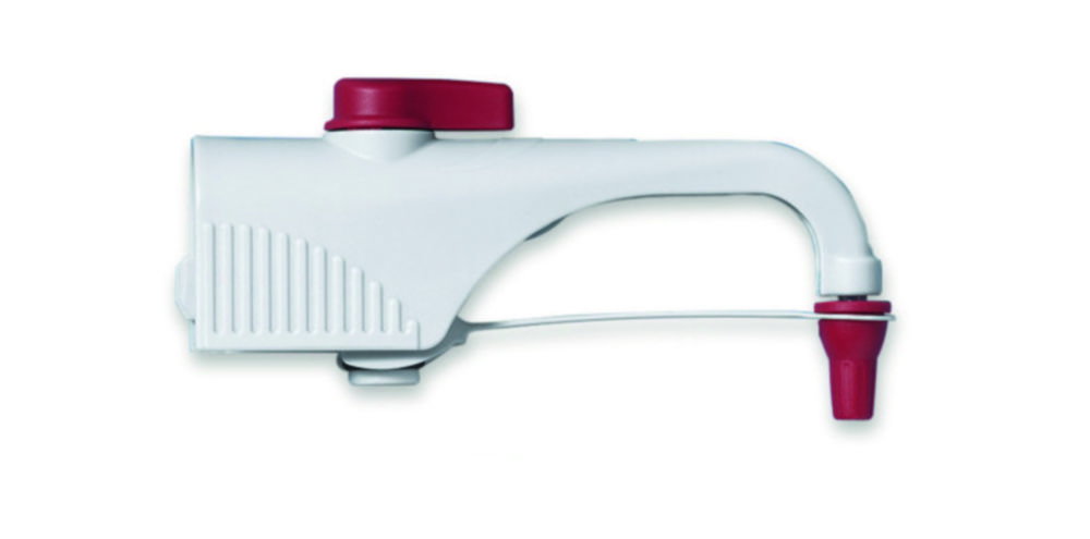 Dosing needle 25/50/100 ml, 135mm standard with back dosing valve for Dispensette® S