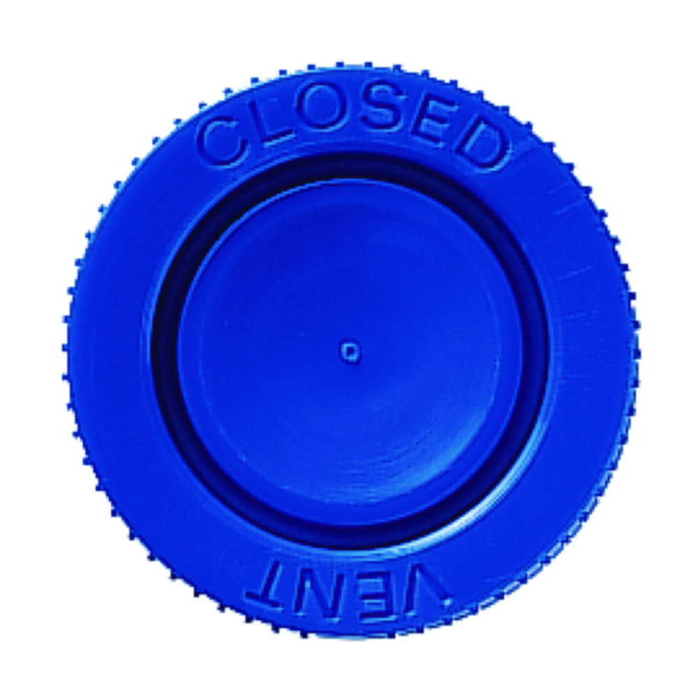 vent/close Easy Cap 175 cm² and 225 cm² blue, sterile, pack of 100
