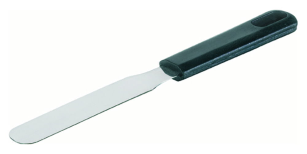 Spatula stainless, blade length 200 mm, plastic handle
