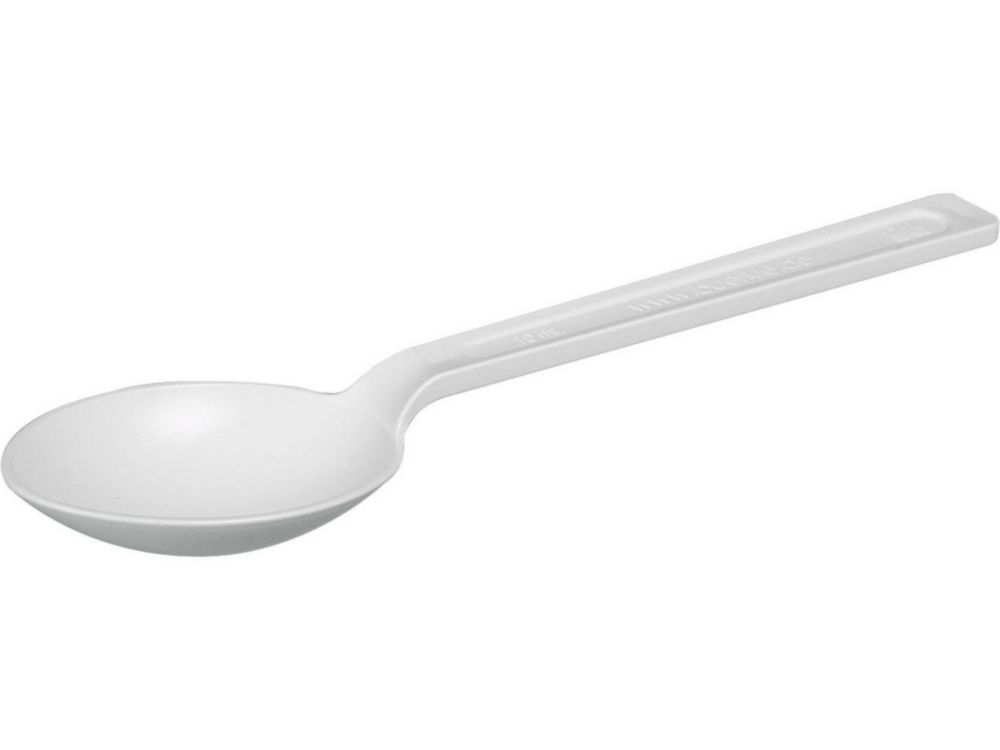 LaboPlast Bio sample spoon 170 mm PE, single-use, 10 ml, pack of 100