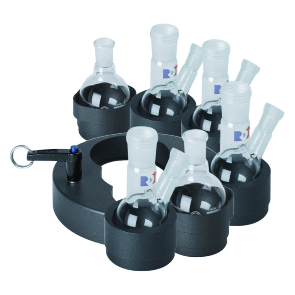 Package Heat-On Multi-Well incl.1 x Multi-Well mounting, 6 inserts for 2x25, 2x50, 2x100 ml flask