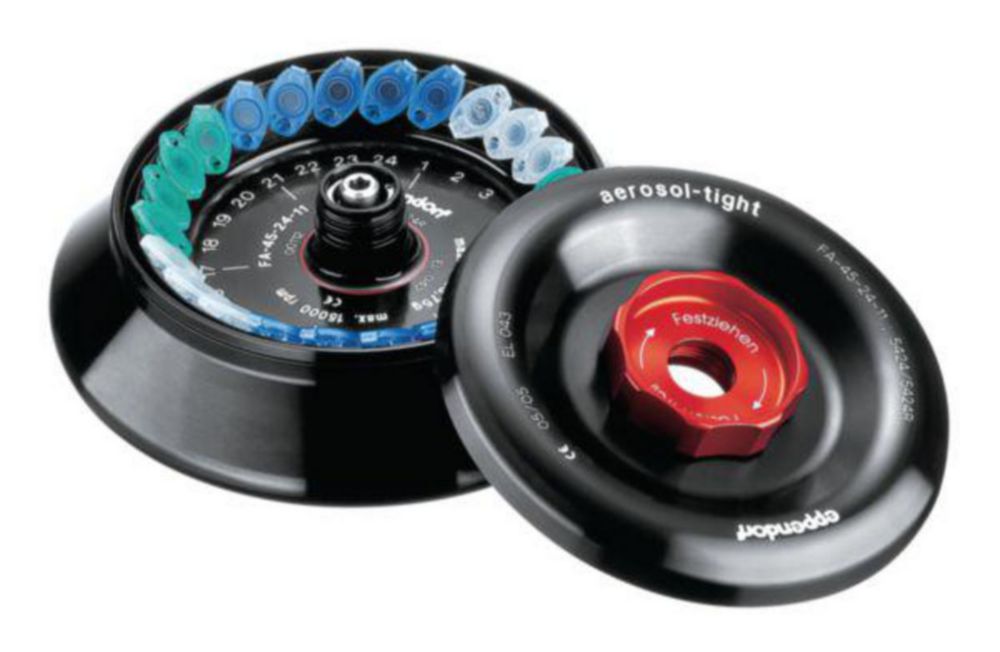 Standard rotor FA 45-24-11 with lid, aerosol tight