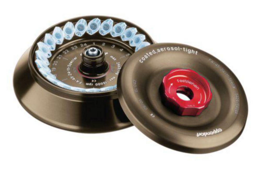 Special rotor FA 45-24-11 with lid, aerosol tight PTFE coated