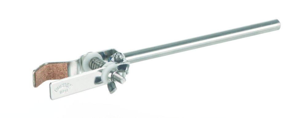 Clamp 25 mm, squared without bush, 18/8-steel
