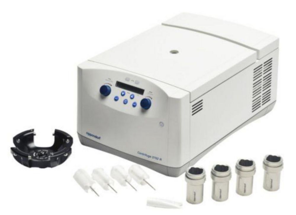 Centrifuge 5702 R G incl. rotor A-4-38 and 13/16mm adapters, 230 V/50-60 Hz