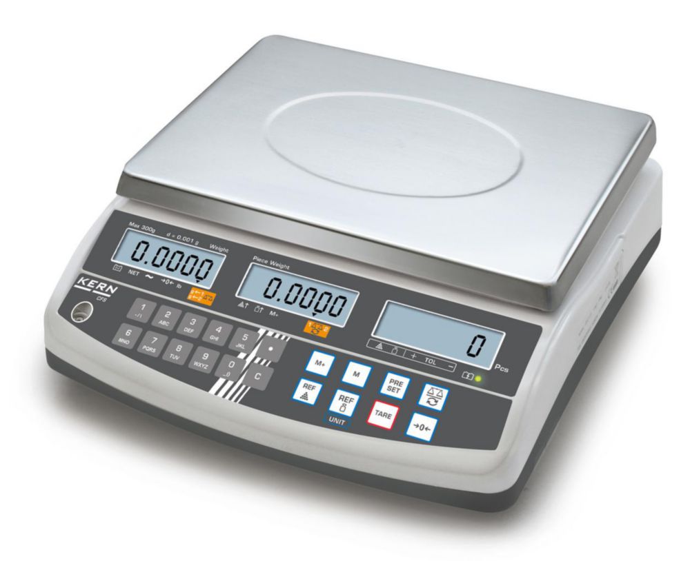 Counting scale CFS 30K0.5 30 kg / 0.5 g, weighing plate 300x225 mm