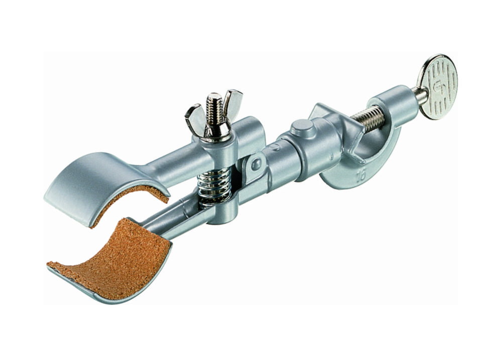 Tripod clamp with socket 20-40 mm, zinc die-cast, powder-coated