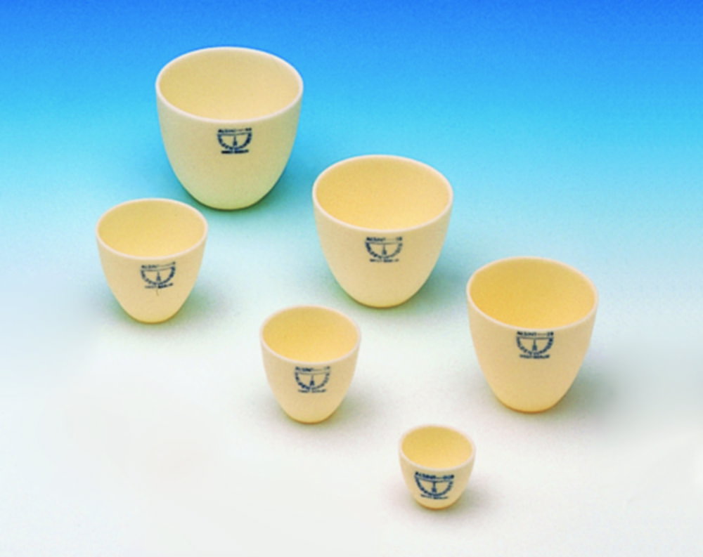 ALSINT crucible, wide form, 60 mm Ø cap. 80 ml, height 50 mm