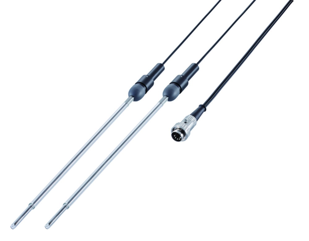 Temperature sensor PT 1000.51 2 sensors, stainless steel, glass coated for RET