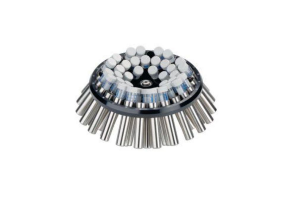 Rotor F-48x15 incl. 48 steel sleeves and adapters for 40xconical 15 mL tubes
