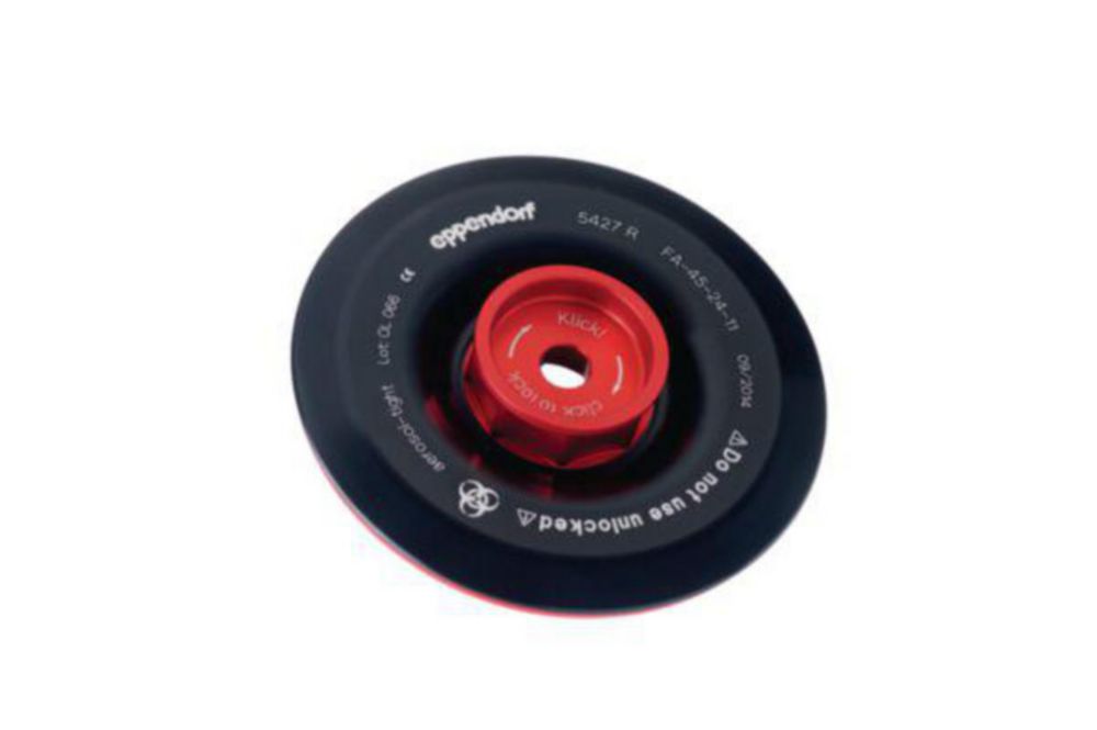 Rotor lid for FA-45-24-11 aerosol-tight