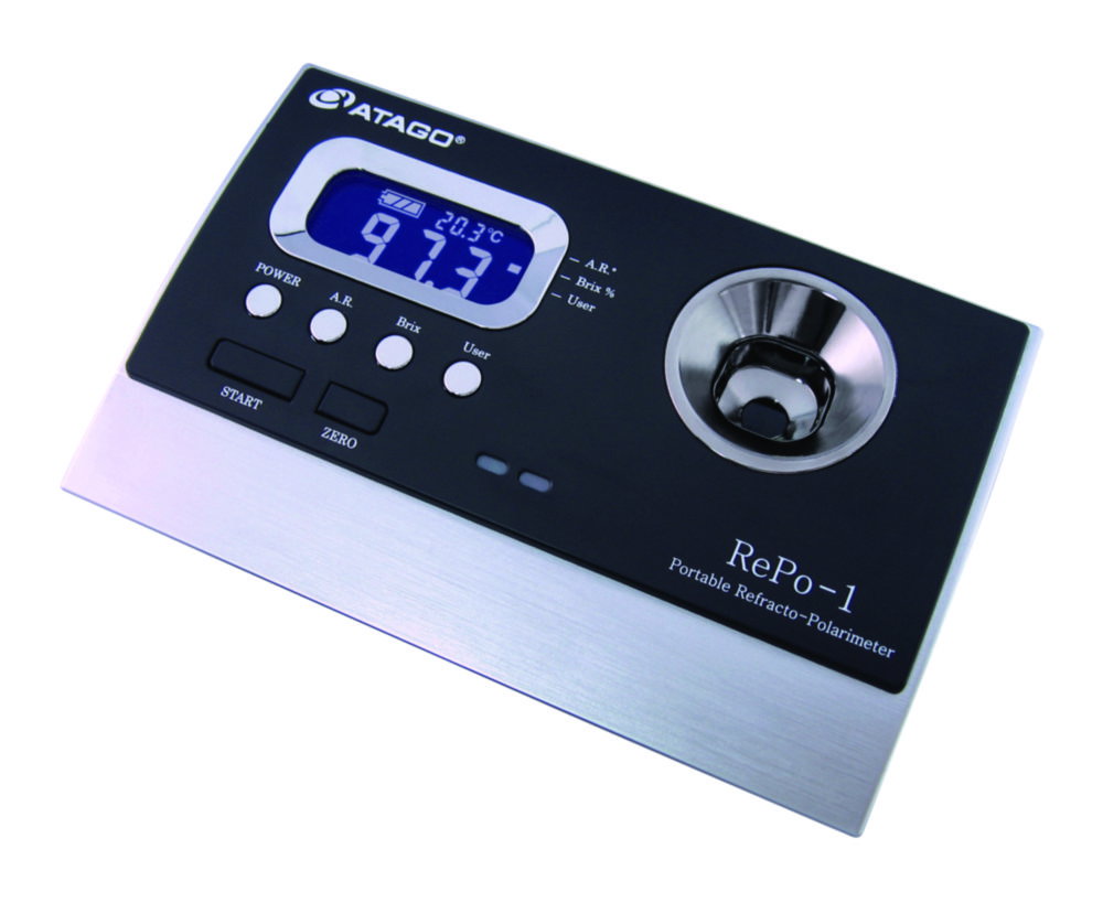 2in1-Refractometer-Polarimeter RePo-1 Package A,incl.100ml beaker, 50x syringe filter orange, 3xSyringe 20ml, 100x Easy filter