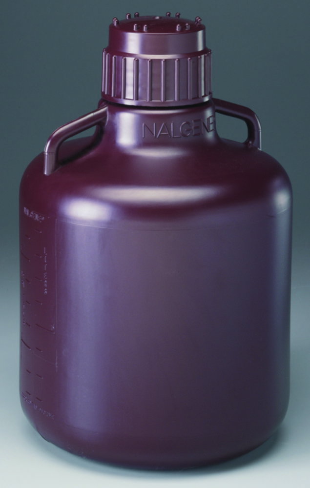 Balloon bottle, brown HDPE 10 l