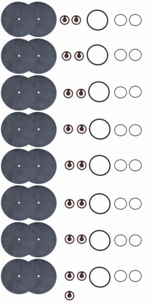 Spare seal sets MV 10, MD 12 diaphragms and valves