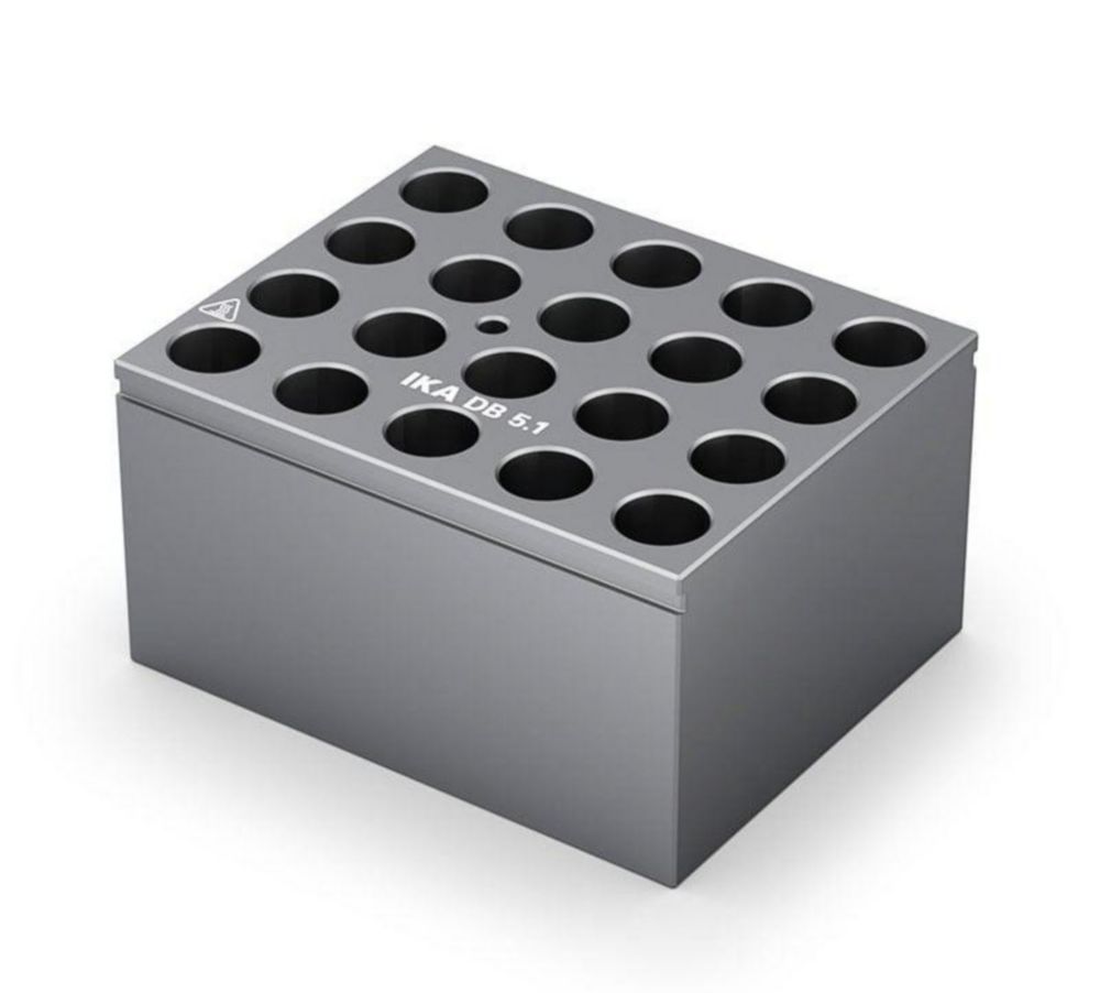 Single block DB 5.1 vials, Ø 12.7 mm