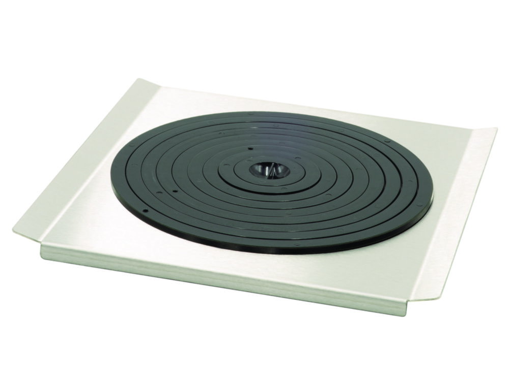 Flat bath cover with 1 opening Ø 190 mm, and set of rings, for PURA 10