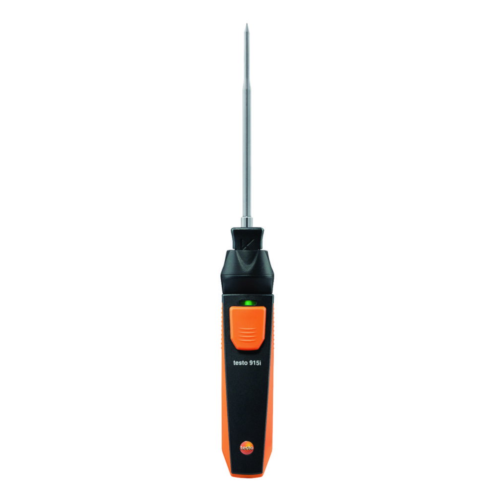 Thermometer testo 915-i with immersion/insertion probe (TE type-K) 240x105x40mm