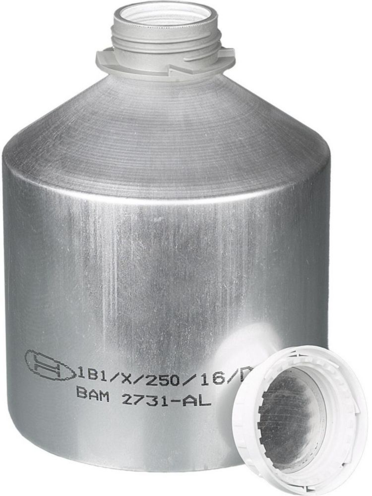 Aluminium bottles 3000ml with PP-screw cap pack of 10